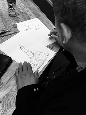 自然光線大師行作品集指導
