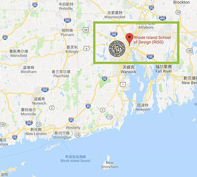 RISD羅德島藝術(shù)學(xué)院地理位置