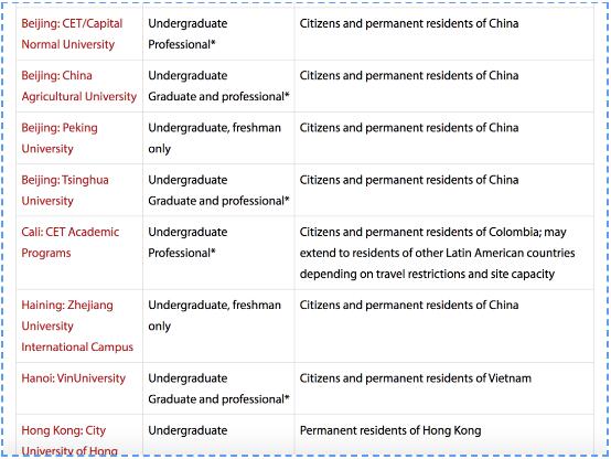康奈爾大學(xué)國內(nèi)就讀公告
