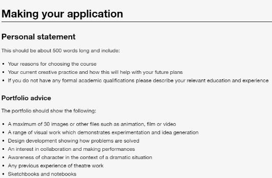英國舞美設計大學名校推薦