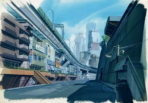 日本風(fēng)格建筑漫畫圖片