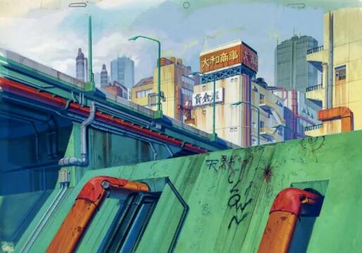 日本漫畫建筑場(chǎng)景