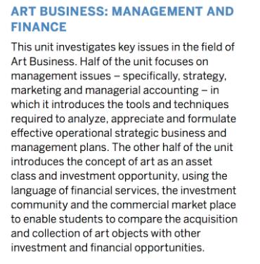 蘇富比敦校區(qū)Art business專業(yè)管理問題